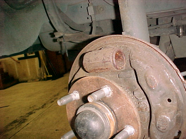 Missing brake parts